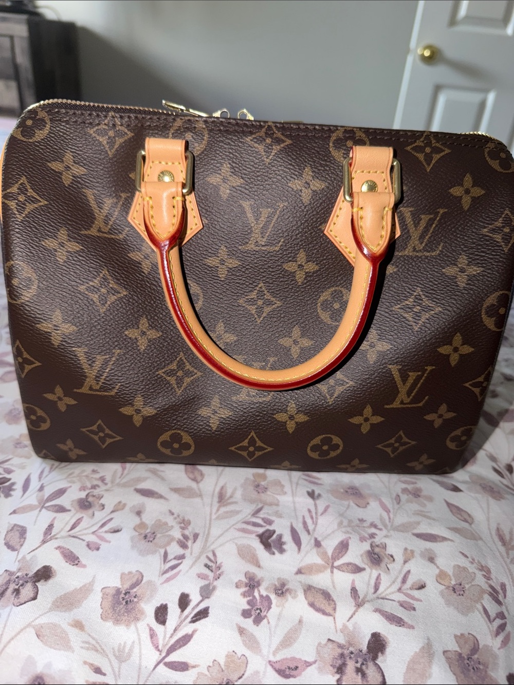 Louis Vuitton Monogram Alma Handbag - Brown with Tan Trim